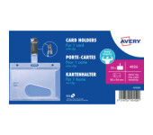 Holder plastikowy na karty 54x85mm (25 sztuk) 4826 AVERY