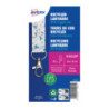 Smycz z karabińczykiem (10 sztuk) 440x20mm kwiaty R4828F AVERY