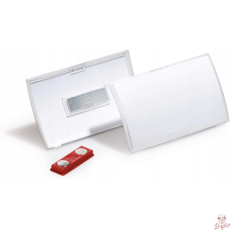 Identyfikator 54x90mm z magnesem(10szt.) 821519 CLICK FOLD DURABLE