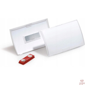 Identyfikator 54x90mm z magnesem(10szt.) 821519 CLICK FOLD DURABLE