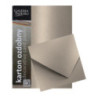Karton ozdobny A4 PEARL stalowosrebrny 250g. (20ark.) Galeria Papieru