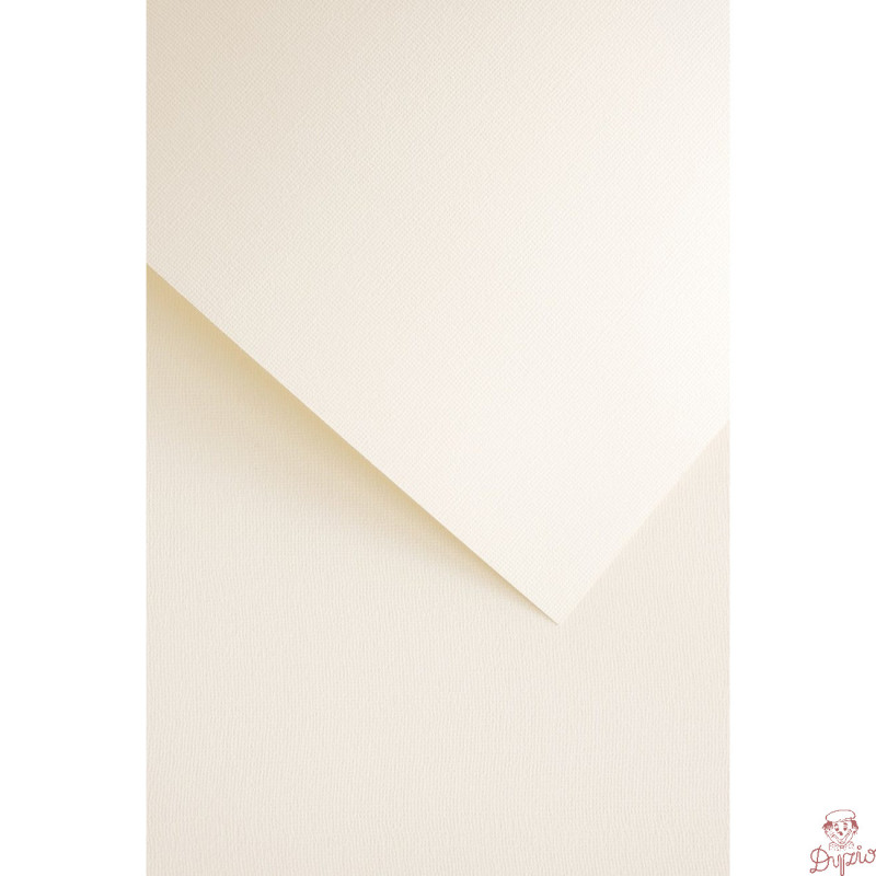 Karton ozdobny A4 Len kremowy 220g. (20ark.) 201832 Galeria Papieru