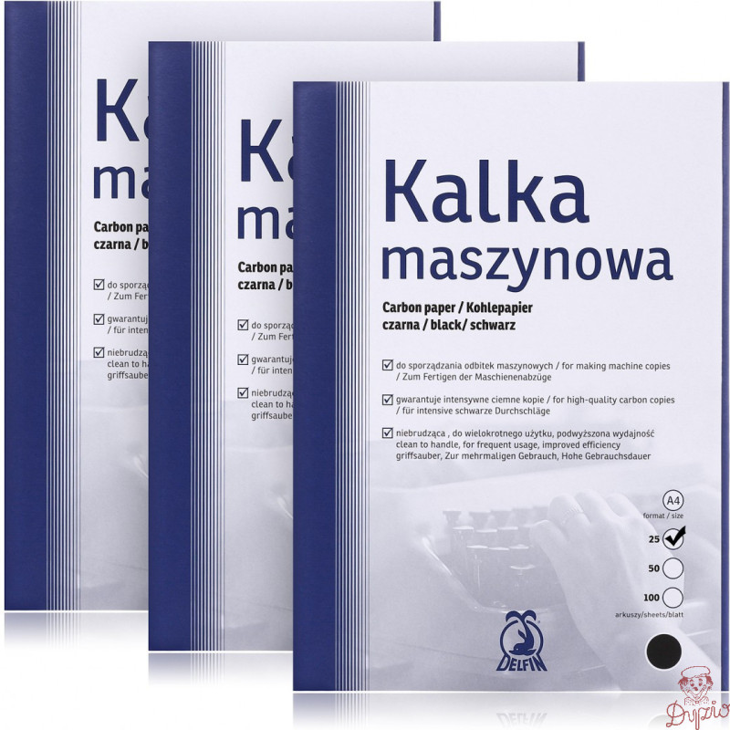 Kalka maszynowa A3 100 ark. DELFIN