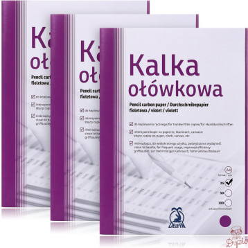 Kalka ołówkowa A3 100 arkuszy DELFIN