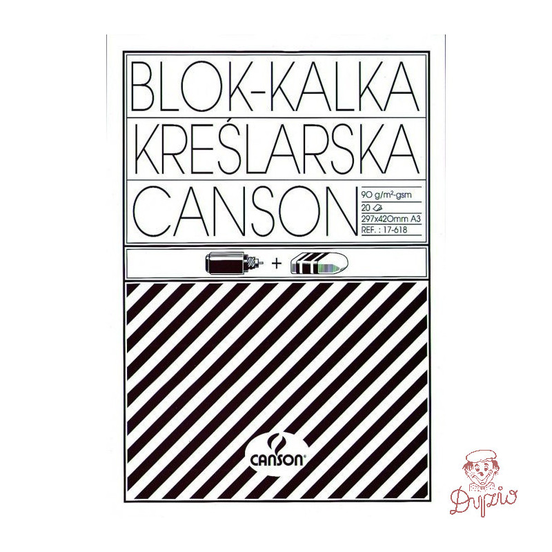 Kalka kreślarska A3 20k 90/95g blok 200005323 CANSON