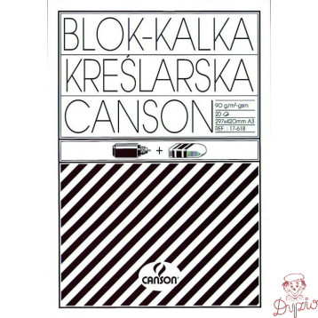 Kalka kreślarska A3 20k 90/95g blok 200005323 CANSON