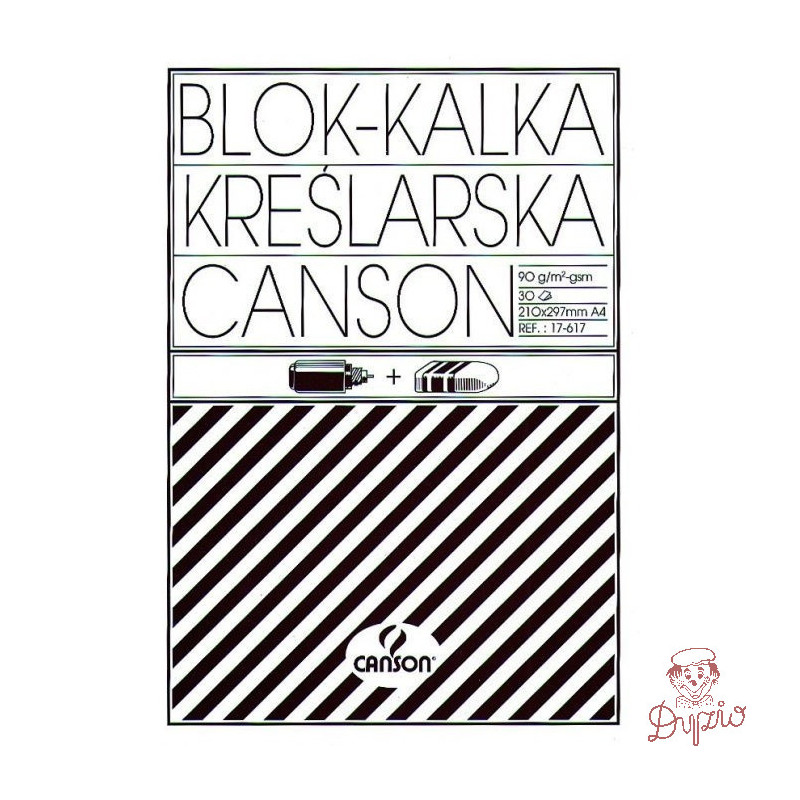 Kalka kreślarska A4 30k 90/95g blok 200005322 CANSON