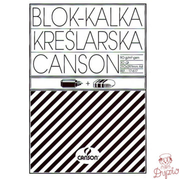 Kalka kreślarska A4 30k 90/95g blok 200005322 CANSON