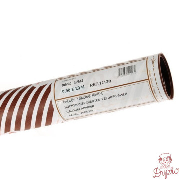 Kalka kreślarska rolka 0.9x20m 90/95 12-128 CANSON 200012128