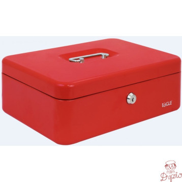 Kasetka na pieniądze 8878L czerwona 100x217x300mm 120-1024 EAGLE