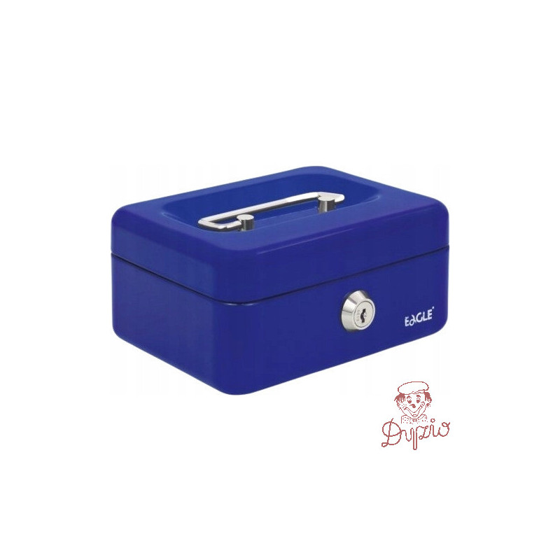 Kasetka na pieniądze EAGLE 8878 XS niebieska 70x120x153 120-1035