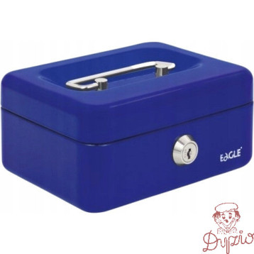 Kasetka na pieniądze EAGLE 8878 XS niebieska 70x120x153 120-1035