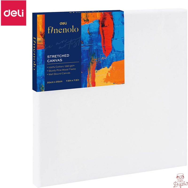 Podobrazie malarskie FINENOLO 20x20cm 280g/m2 100% bawełna EC279-3 DELI
