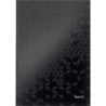 Brulion A4 80k kratka czarny 46261195 LEITZ WOW