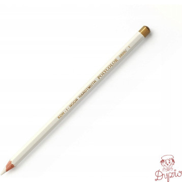 Kredka biała POLYCOLOR 3800-01 KOH-I-NOOR