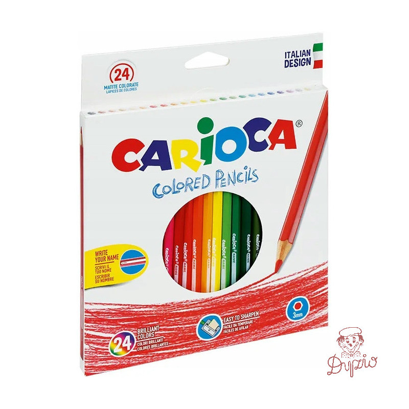 Kredki ołówkowe CARIOCA 24k 170-1464