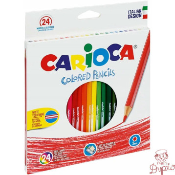 Kredki ołówkowe CARIOCA 24k 170-1464