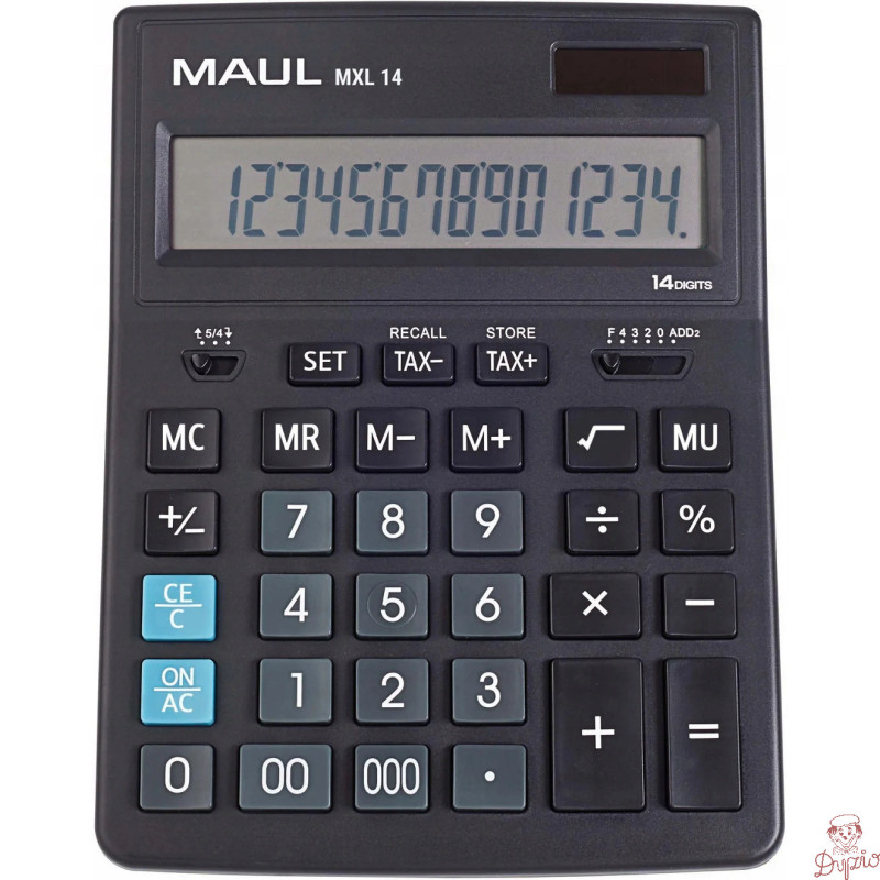 Kalkulator biurkowy BUSINESS MXL14 14-pozycyjny oblicznie podatku czarny 72674/90 ML MAUL