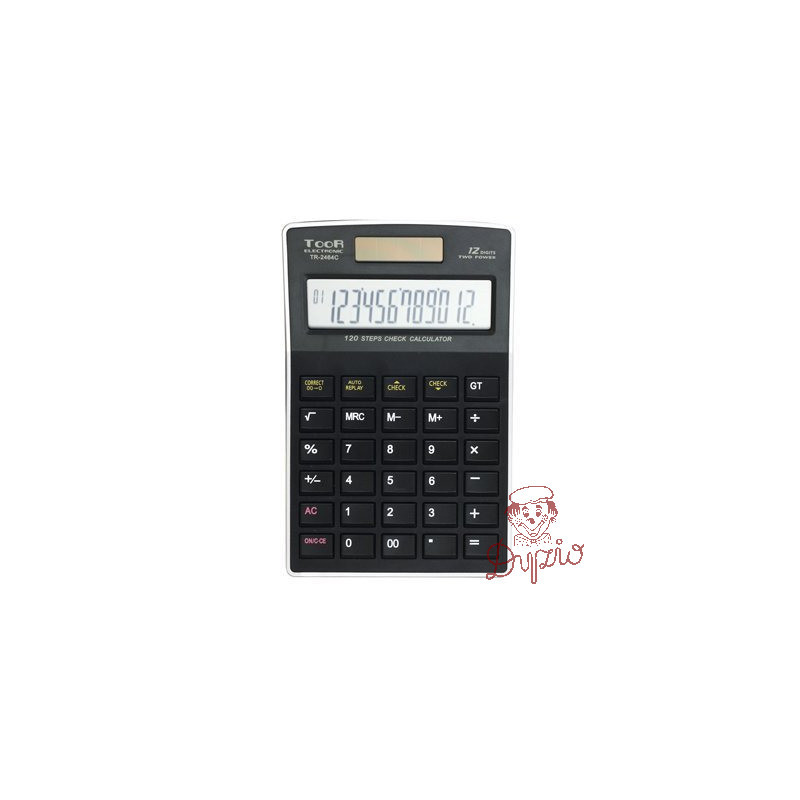 Kalkulator TOOR TR2464C 12 pozycyjny funkcja sprawdzania 120-1476