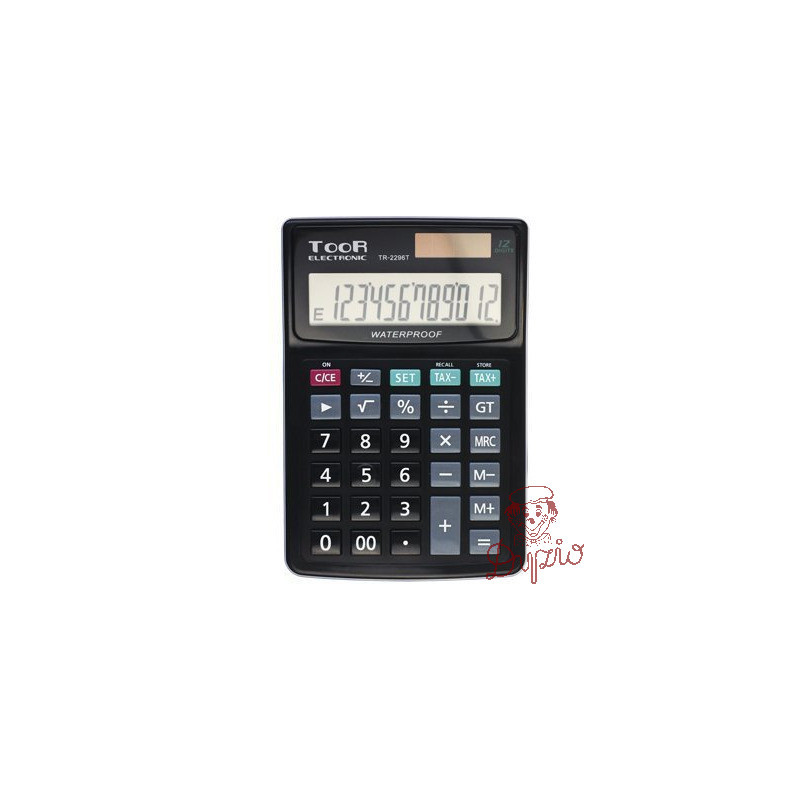 Kalkulator TOOR TR2296 12 pozycyjny wodoodporny 120-1425