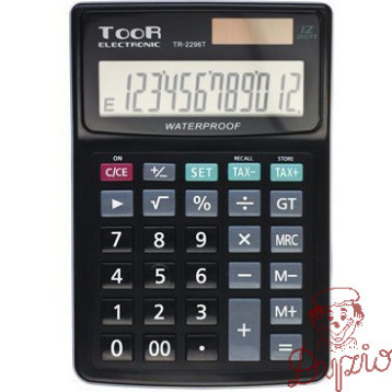 Kalkulator TOOR TR2296 12 pozycyjny wodoodporny 120-1425