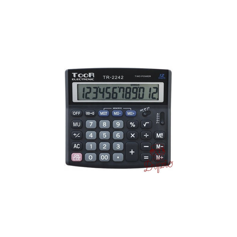 Kalkulator TR2242 12pozycji TOOR 120-1458 KW