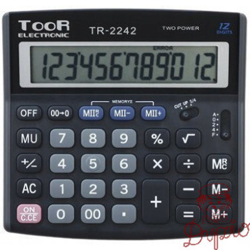 Kalkulator TR2242 12pozycji TOOR 120-1458 KW