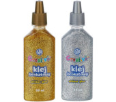 Klej brokatowy CREATIVO 35ml złoty i srebrny 332118001 ASTRA