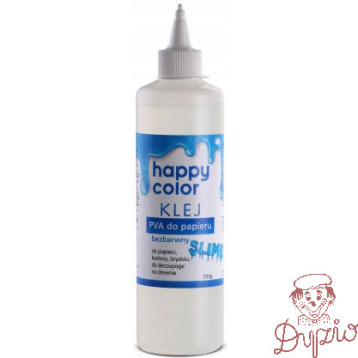 Klej do papieru PVA butelka 250gram HA 3430 0250 HAPPY COLOR