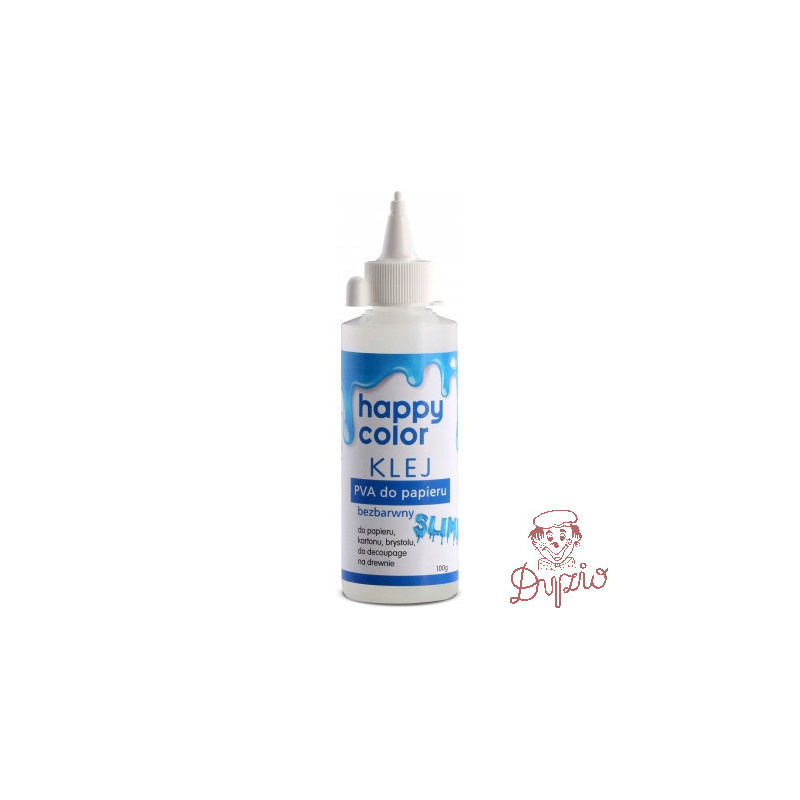 Klej do papieru PVA butelka 100gram HA 3430 0100 HAPPY COLOR
