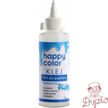 Klej do papieru PVA butelka 100gram HA 3430 0100 HAPPY COLOR