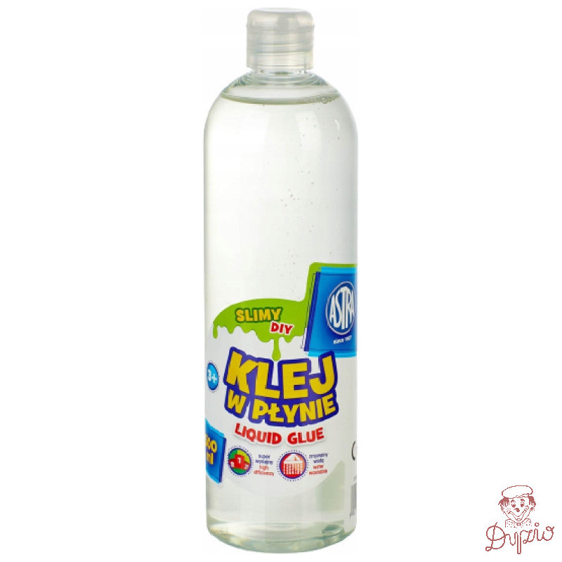 Klej szkolny w płynie transparentny 500ml 401118006 ASTRA