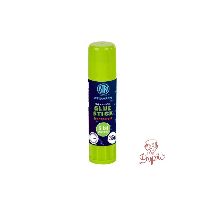 Klej szkolny w sztyfcie Glue Stick transparentny 35g. 401120007 ASTRA