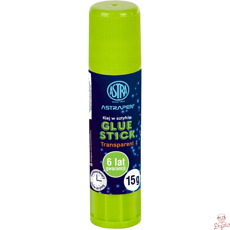 Klej szkolny w sztyfcie Glue Stick transparenty 15g. 401120005 ASTRA