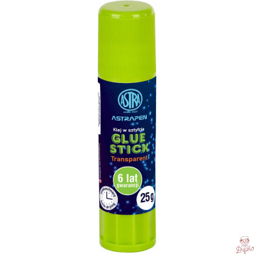 Klej szkolny w sztyfcie Glue Stick transparentny 25g. 401120006 ASTRA