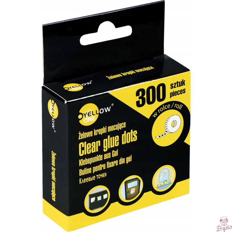 Żelowe kropki mocujące w rolce YL-10300 YELLOW ONE 125-1042