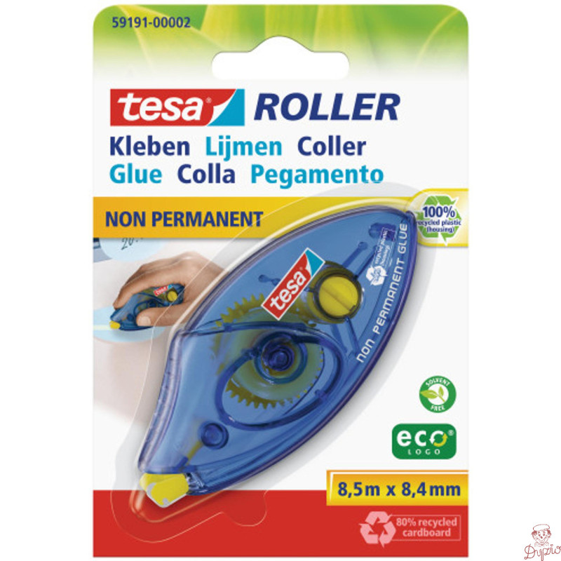 Klej w taśmie TESA ecologo 8,5m x 8,4mm non permanent 59191