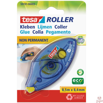 Klej w taśmie TESA ecologo 8,5m x 8,4mm non permanent 59191