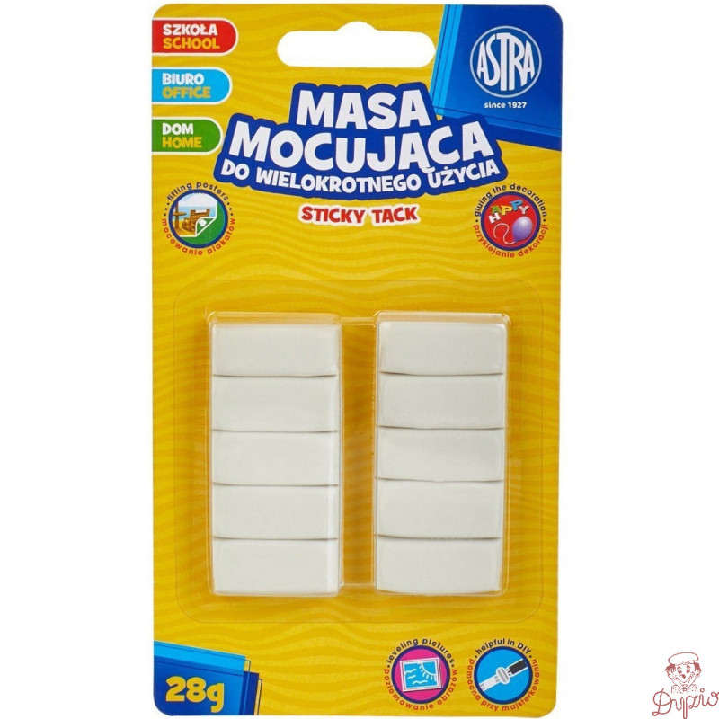 Masa mocująca samoprzylepna 28g blister 401119001 ASTRA
