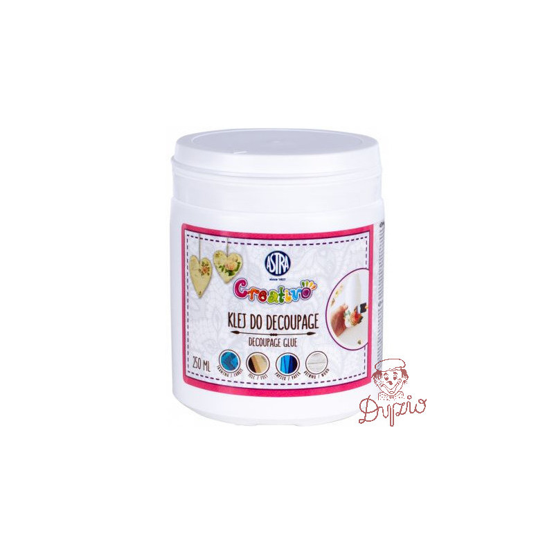 Klej szkolny do decoupage 250ml Creativo 401120002 ASTRA