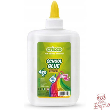 Klej w płynie do prac plastycznych 480g. CRICCO CR930 LU