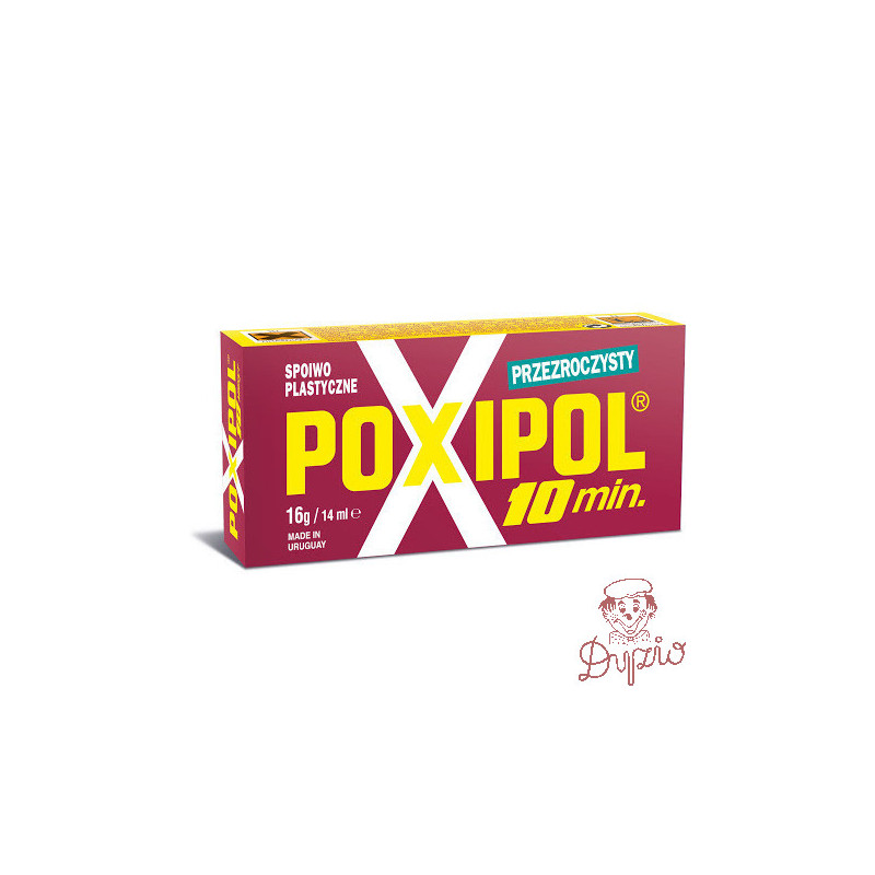 Klej POXIPOL 16g/14ml przezroczysty epoksydowy dwuskładnikowy