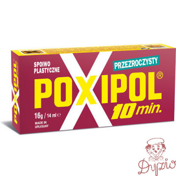 Klej POXIPOL 16g/14ml przezroczysty epoksydowy dwuskładnikowy