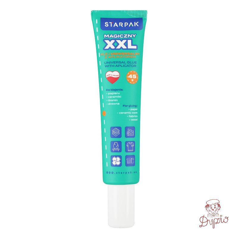 Klej magiczny XXL w tubie z aplikatorem 45g. 547939 STARPAK