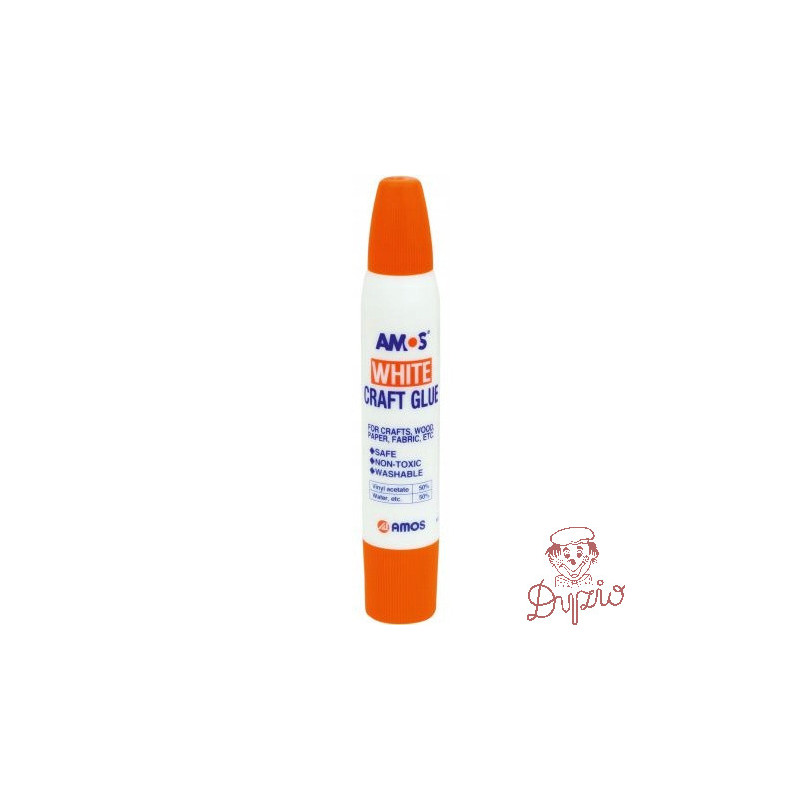 Klej w płynie biały 34ml/36g AMOS WCG34D12 130-1488