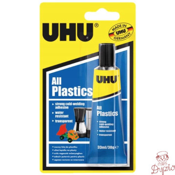 Klej UHU do plastików All Plastics 30g, U 37595 BK