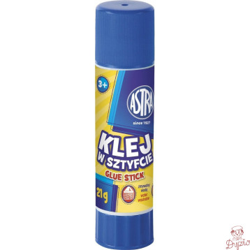 Klej szkolny w sztyfcie 21g transparentny 401113004 ASTRA