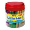 Klej z brokatem AMOS GCL10BK50 10.5ml 6kol-50sztuk w wiaderku 170-2220