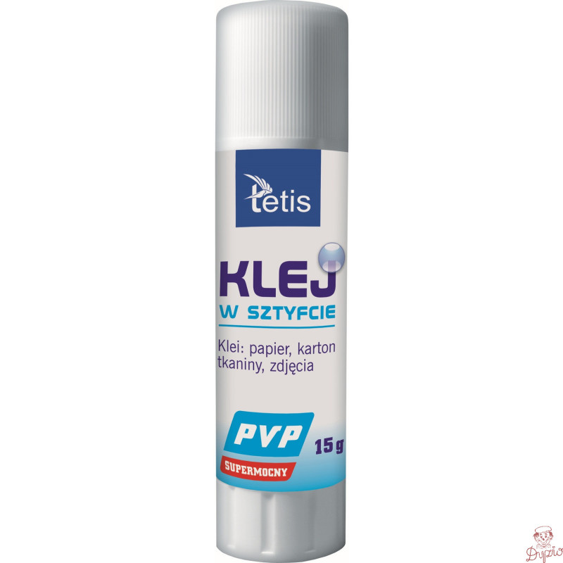 Klej w sztyfcie PVP 15g. BG112-B TETIS