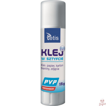 Klej w sztyfcie PVP 15g. BG112-B TETIS